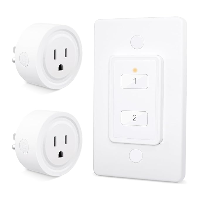 LoraTap Mini Wireless Remote Control Outlet Plug Adapter by LoraTap