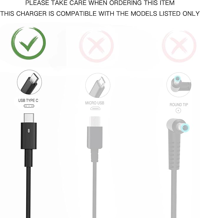 65W Type c USB c Ac Charger Compatible - Image 5