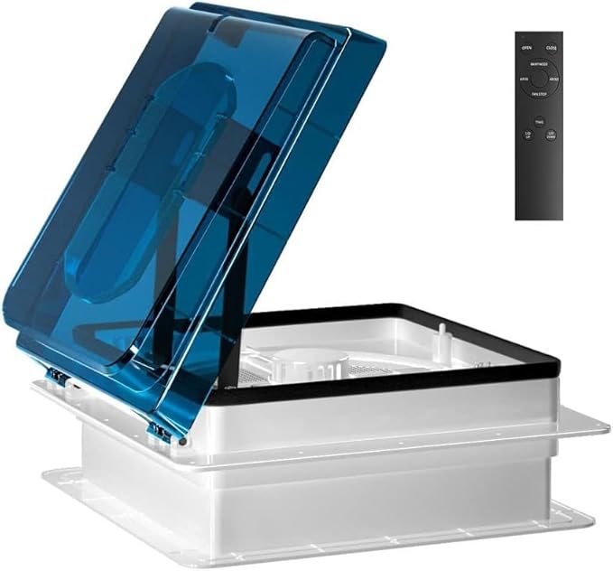 2012 Air Max 14" Vent RV Roof Vent Reversible Exhuast Fan, Ultra Low Sound RV by 2012RVAccessories