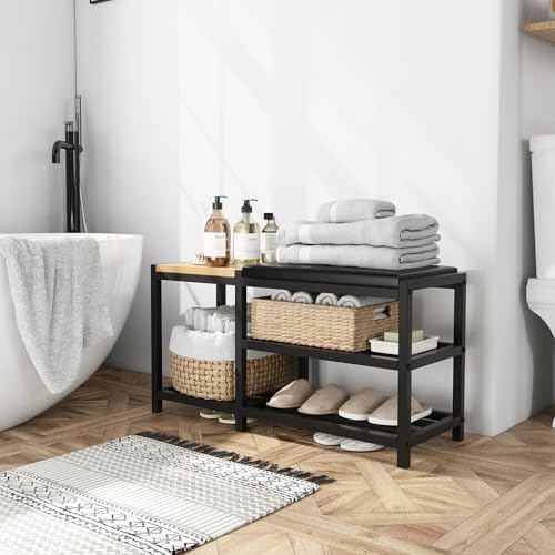 shoe bench with shoe rack,shoe rack for entryway,supports on a desk or shelf