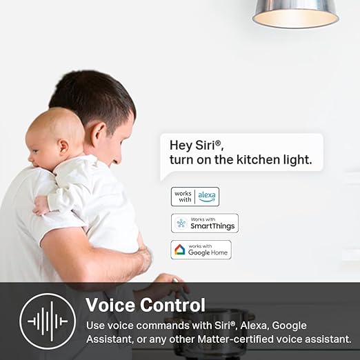 Kasa Matter Smart Light Switch: Voice Control w/Siri, Alexa & Google Assistant - Image 4