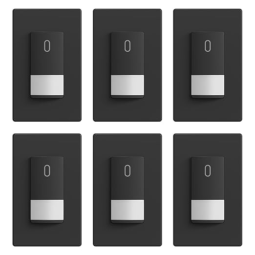 ELEGRP Matte Black Single Pole Occupancy Motion Sensor Light Switch, Need by ELEGRP%7CELEGROUP