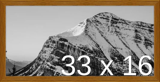 Frame It Easy 33 x 16 Hazel Wood Frame by FrameItEasy