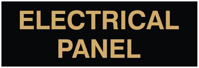 All Quality Basic Electrical Panel Sign by All+Quality