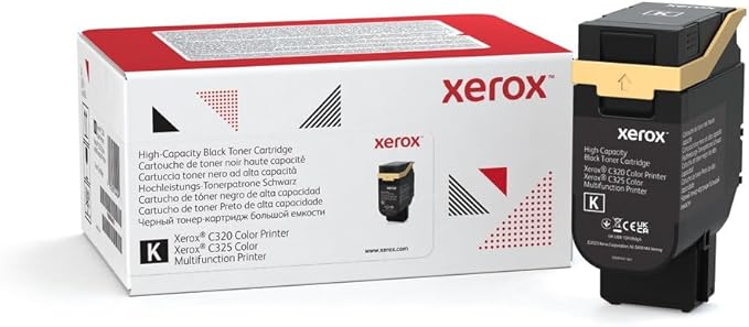 Xerox Genuine C320/C325 Black High Capacity Toner Cartridge- 006R04831 by Xerox