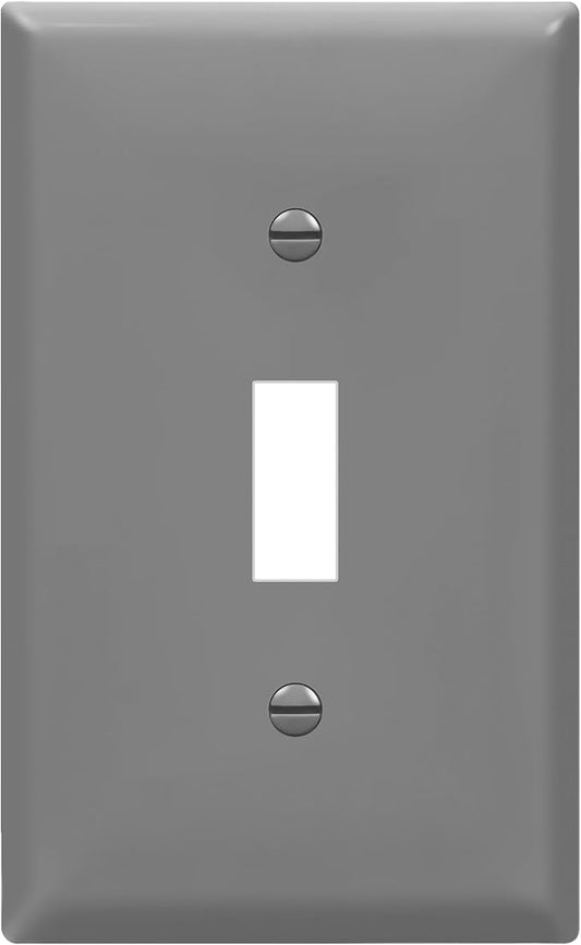 ENERLITES Toggle Light Switch Wall Plate, Size 1-Gang 4.50" x 2.76", by Enerlites