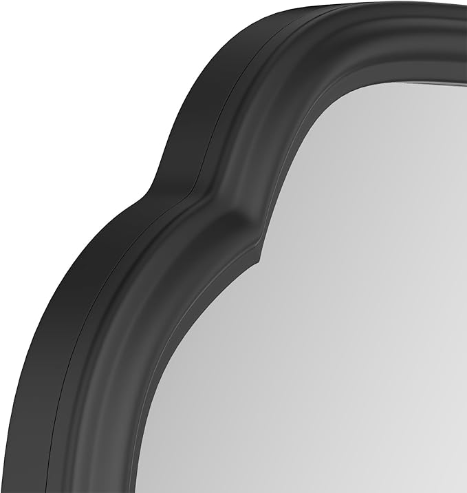 48 x 24 Inch Black Bathroom Vanity Mirror - Image 9