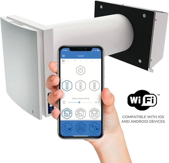 VENTS-US TwinFresh Expert RW1-85-2 V.2 Ductless Through the Wall Ventilation Fan - Image 2