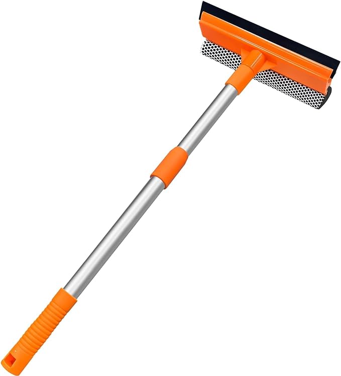 ARTIPOLY Squeegee for Window | 2-in-1 Window Cleaner Sponge and Soft Rubber by ARTIPOLY