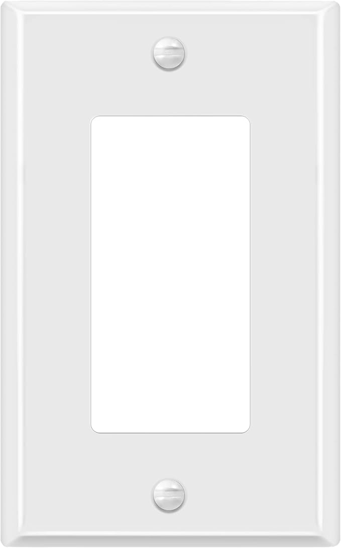 ENERLITES Decorator Switch Metal Wall Plate, Outlet Cover, Corrosion Resistant by Enerlites