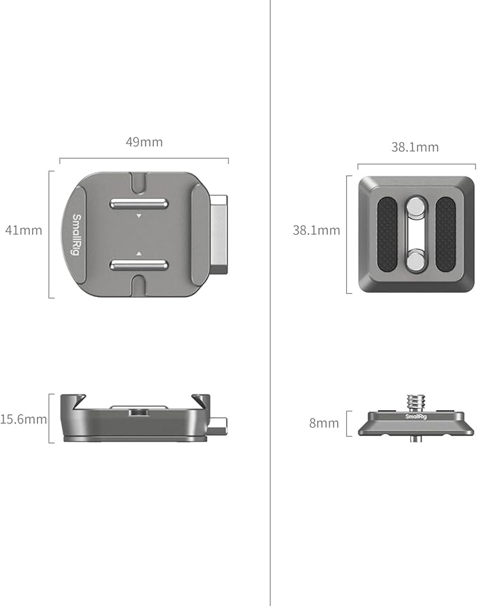 SmallRig HawkLock H38 Quick Release Mount Plate - Image 9