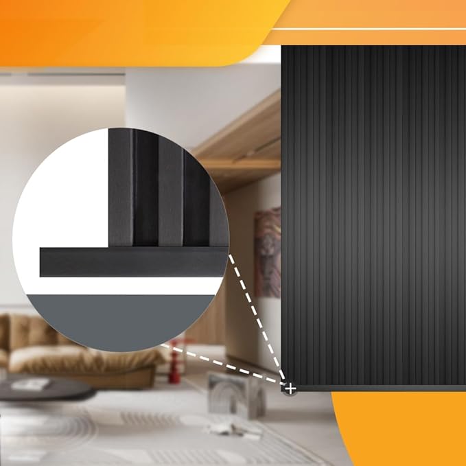 OUZUGIE 8-Pack 57 Inches, WPC Slat Wall Panel Trim, Corner Guard - Image 5