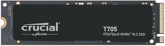 Crucial T705 PCIe Gen5 NVMe 4TB SSD, TLC NAND, Intel & Ryzen Compatible by Crucial