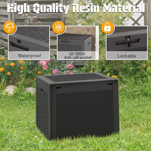 nunu lab 30 gallon outdoor storage box waterproof, package contents