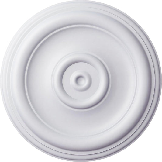 Ekena Millwork CM12TR Traditional Ceiling Medallion (Fits Canopies up to 2 3/4")12"OD x 1"P Primed 1 each