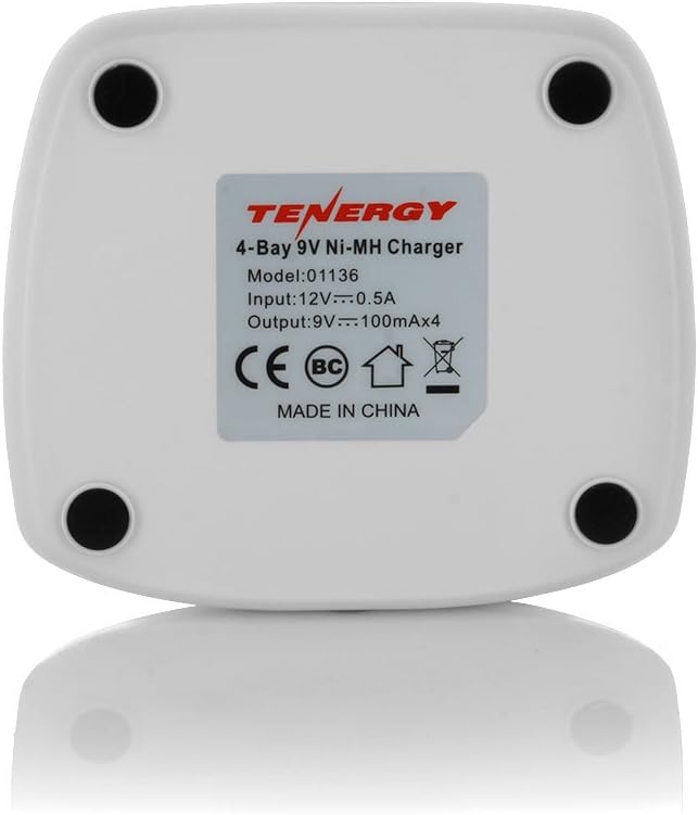 Tenergy TN136 Smart 9V 4-Bay Battery Charger - Image 7