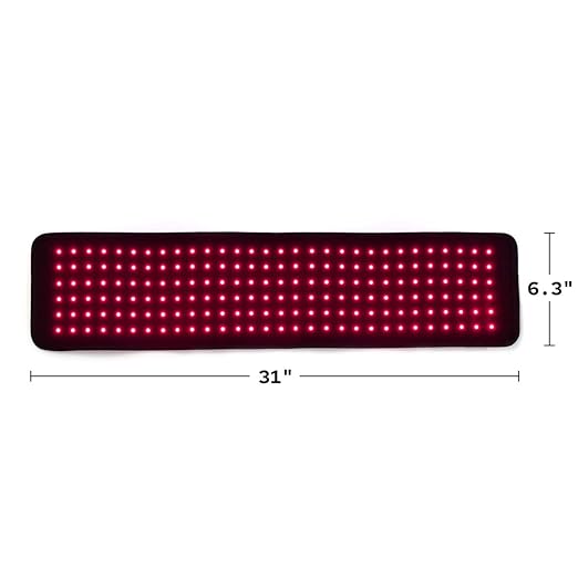 Fringe Red Light Therapy Extra Long Wrap, Both Red Light 660nm and Infrared - Image 2
