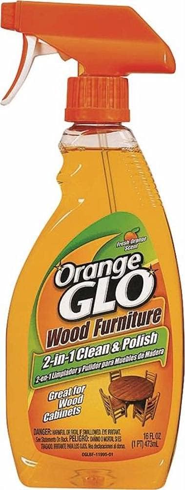 Orange Glo 640823841079 (Pack of 3) Wood Furniture 2-in-1 Clean and Polish, 144 Fl Oz & Bounty Quick-Size Paper Towels, White, 16 Family Rolls = 40 Regular Rolls