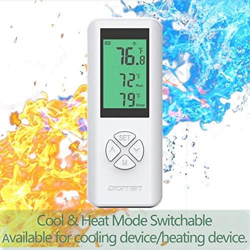 DIGITEN Wireless Temperature Controlled Outlet, Digital Plug-in Thermostat - Image 7