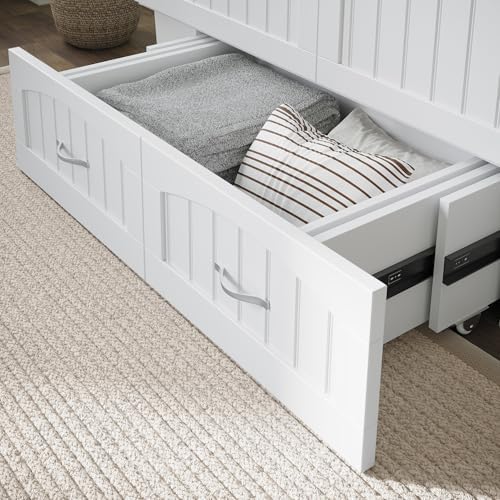 afi, nantucket murphy bed chest full with 6" on a desk or shelf