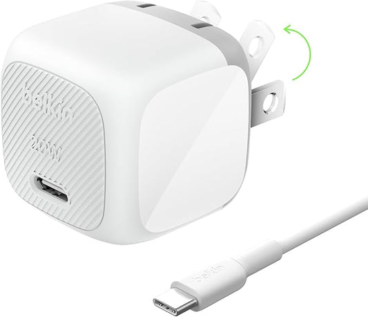 Belkin USB C Charger Block 20W, Fast Charging Block, Type C Wall Charger by Belkin
