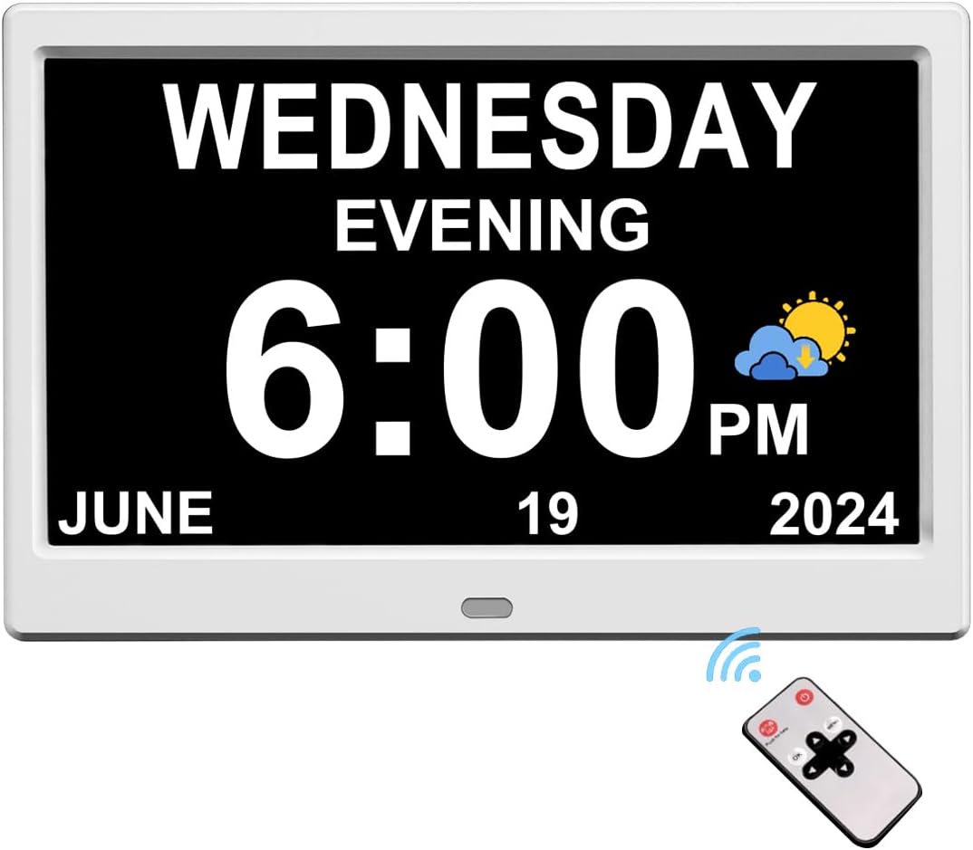 CAZOKASI Extra Large Impaired Vision Digital Alarm Clock