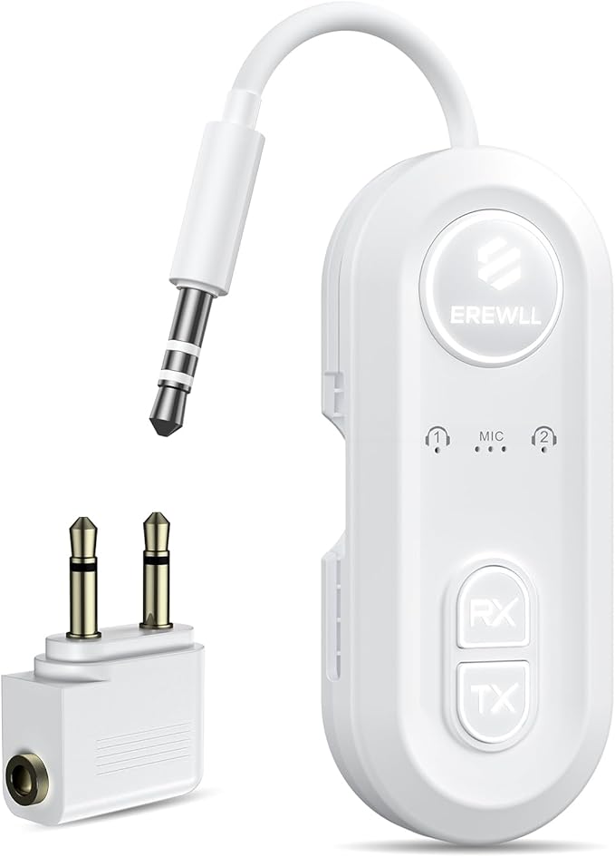 Upgraded Bluetooth 5.4 Transmitter Receiver, Airplane Bluetooth Adapter by Unknown