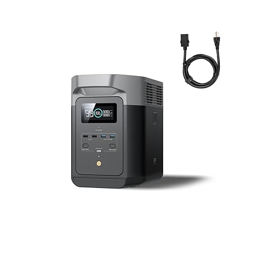 EF ECOFLOW Portable Power Station DELTA 2, 1024Wh LiFePO4 Battery, 1800W by EFECOFLOW