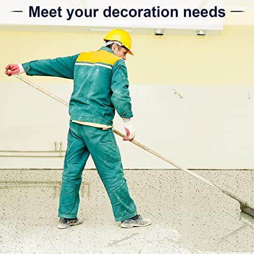 Taiyin 6.17 lb Epoxy Floor Flake, Black White Grey, 2-4 mm | 2.8 kg Blend Decorative Color Chip Epoxy Flakes for Garage Floor, Concrete Coating Paint Flake, Wall Interior Exterior