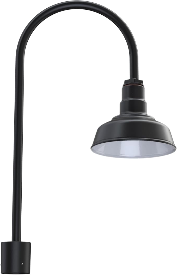 Steel Lighting Co. Hawthorne Light | Outdoor Pole Top Mounted | 8" Dome | by SteelLightingCo
