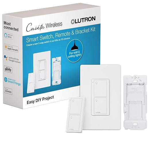 Lutron Caseta Smart Switch 3-Way Kit, by Lutron