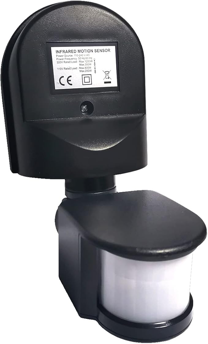 Mageway Waterproof Wall Mounted 1200W Incandescent Motion Infrared Sensor by Mageway