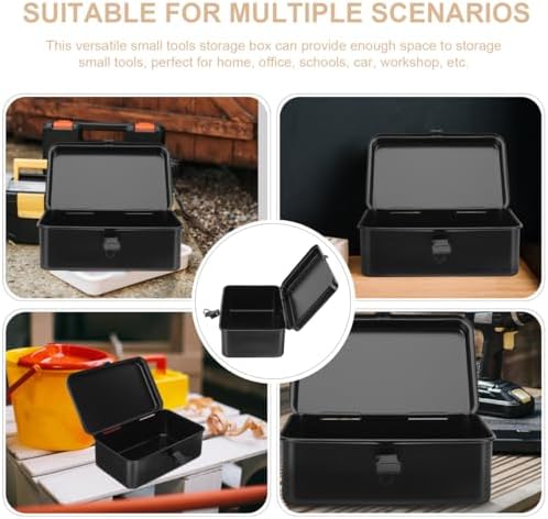doitool small tool box organizer metal toolbox for showing dimensions