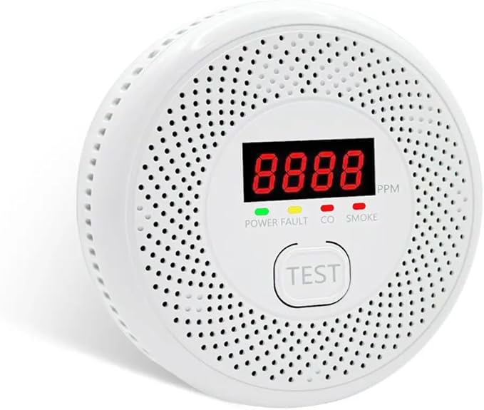 High Definition Color Screen Detector LCD Powered by Carbon Monoxide Detector - Image 2