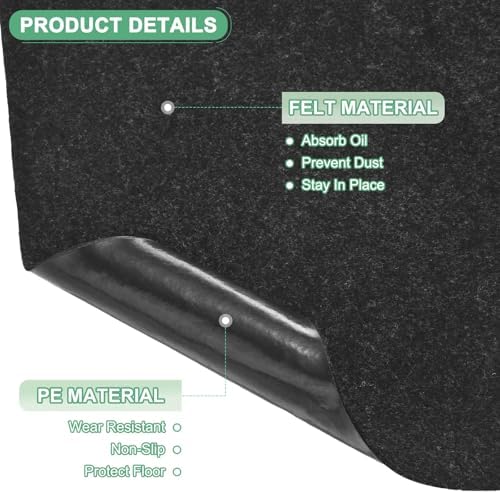 m meterxity outdoor storage shed mat, 7x8.2 ft, close-up detail