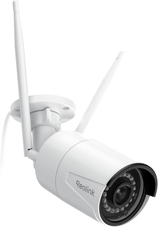 REOLINK Plug-in Outdoor WiFi Security Camera, 5MP HD Dual Band Wired Wi-Fi by REOLINK