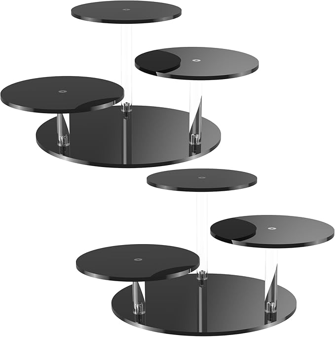NiHome Black Acrylic Display Stand by NiHome