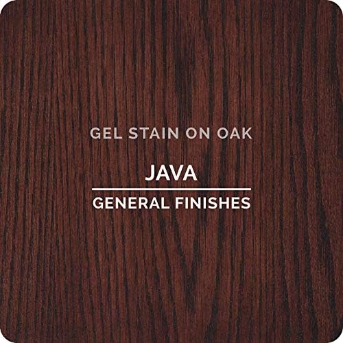 General Finishes Oil Base Gel Stain, 1 Pint, Java