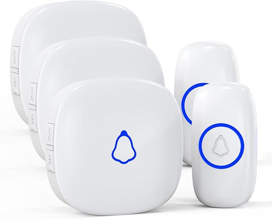 Wireless Doorbell, Remote Door Bell Ringer Wireless Long Range 1000FT, Matt by SECRUI