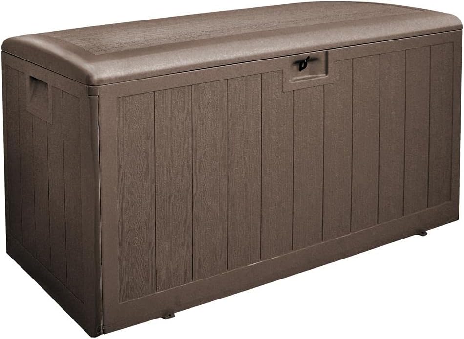 plastic development group outdoor deck box, soft close, main product view