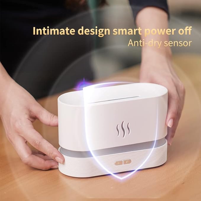 Colorful Flame Air Aroma Diffuser Humidifier, Upgraded 7 Flame Color Noiseless - Image 8