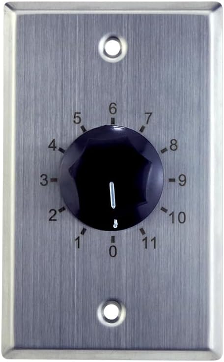 Skywalker Saga 100 Watt 25/70 Volt Volume Control Metal Plate by Skywalker