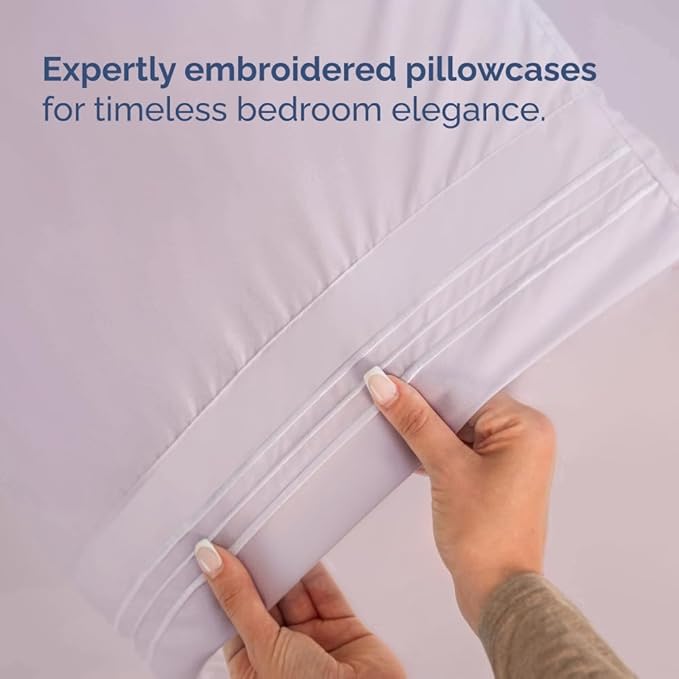 Split Head King Sheet Set – 4 Piece Flex Split Top King Sheets - Image 8