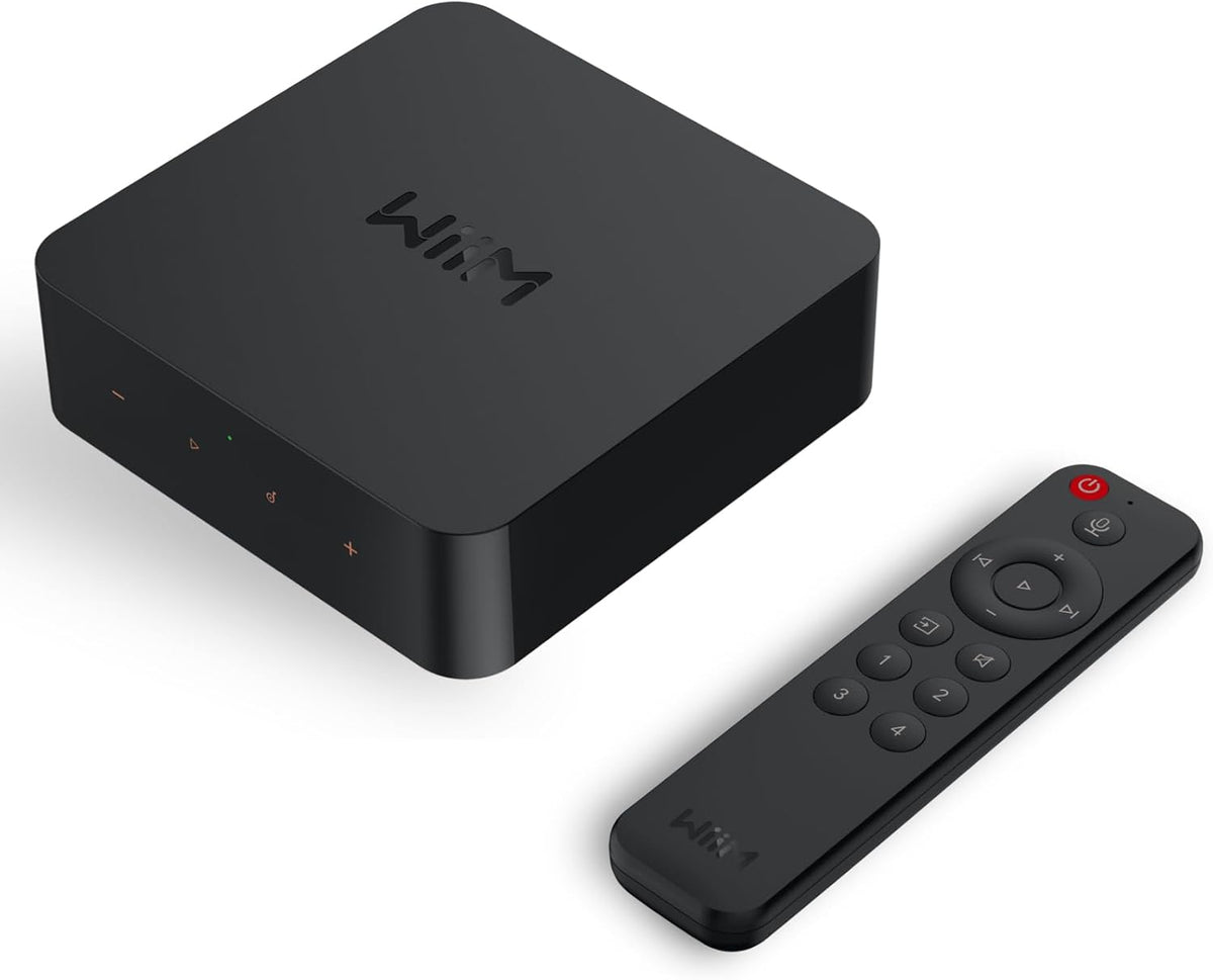 WiiM Pro Plus AirPlay 2 Receiver, Google Cast Audio, Voice Remote, Works