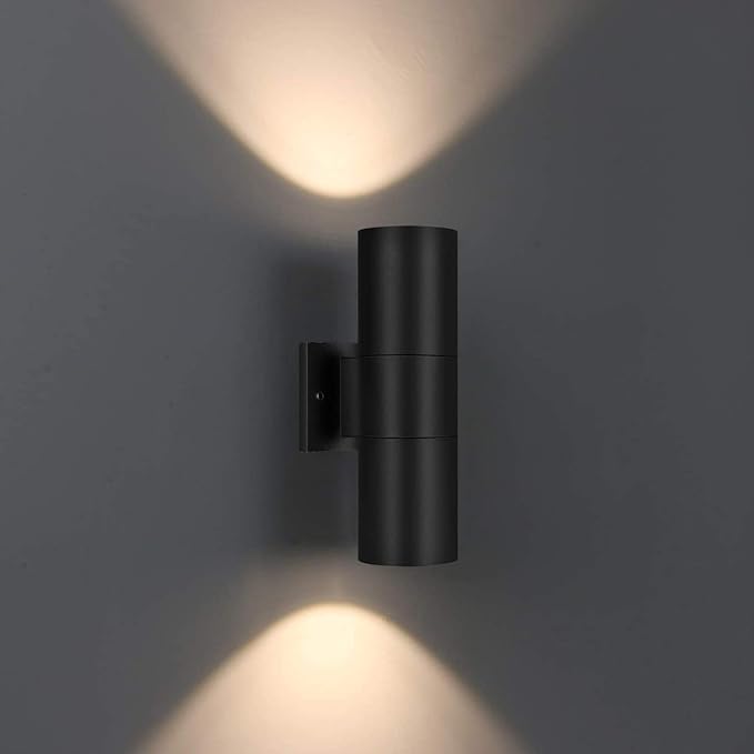 wowlite Modern Outdoor Wall Lights, Up and Down Lights Wall Mount Cylinder - Image 9