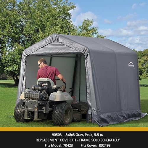 replacement cover kit (frame not included) peak, 8x8x8, side view