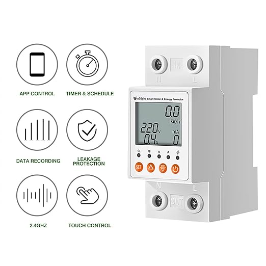 eMylo Single-Phase Smart Energy Meter 63A 80-400V - Image 2