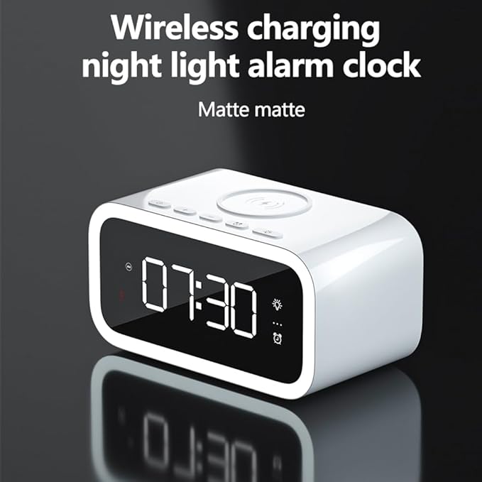AYI 4in1 Smart Wireless Charging Alarm Clock - Image 2