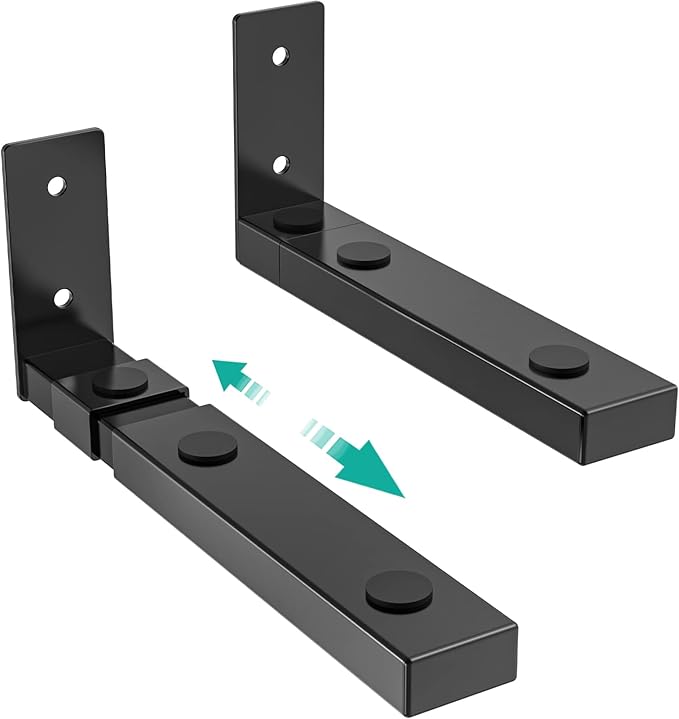 WALI Center Channel Speaker Wall Mount, Universal Soundbar Wall Mount Bracket by WALI