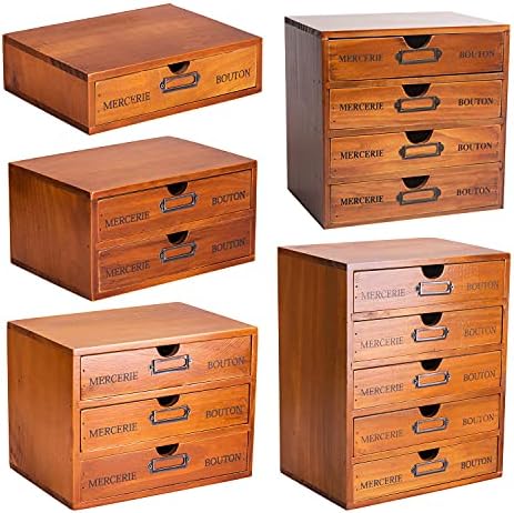 5-piece vintage organization and storage set - single shown in use